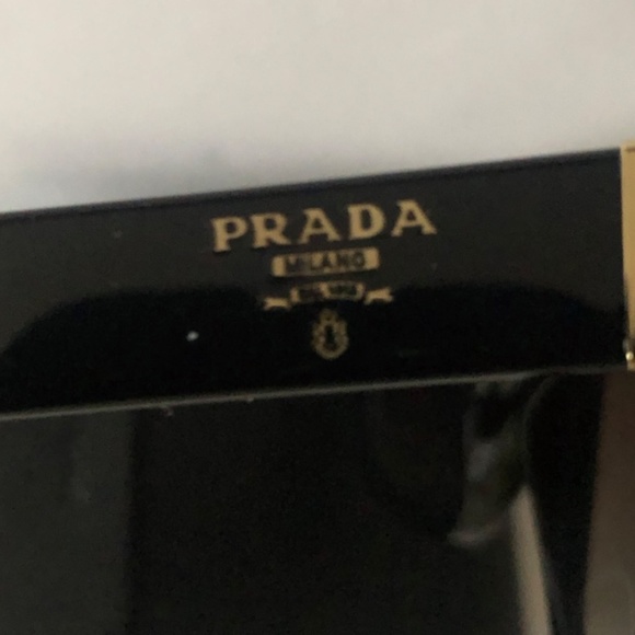Prada PR 16XS 3890A7 Womens Cat-Eye Sunglasses Black 56mm - Picture 4 of 9